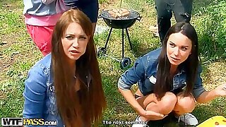 Hot College Sluts Go Wild In The Country, Fastening 3 With Lupe Burnett, Hailey Ariana And Dorothea Albina